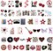 50Pcs Aesthetic Downtown Girls Stickers Pack Cool Trendy Y2K Stickers